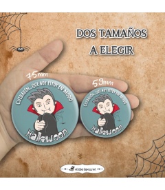 CHAPA "MODO HALLOWEEN" (vampiro)