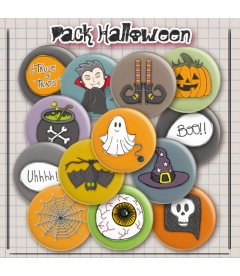 PACK 13 CHAPAS HALLOWEEN
