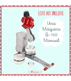 KIT MÁQUINA DE CHAPAS "MANUAL" (Para Regalo)