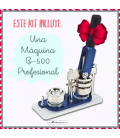KIT MÁQUINA DE CHAPAS "PROFESIONAL" (Para Regalo)
