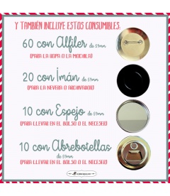 KIT MÁQUINA DE CHAPAS "PROFESIONAL" (Para Regalo)