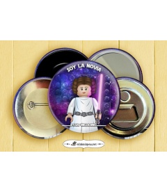 CHAPA BODA "SOY LA NOVIA"(star wars)