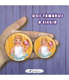 CHAPA "NOVIA" (Playmobil)