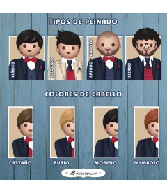 CHAPA "NOVIO" (Playmobil)