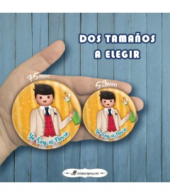 CHAPA "NOVIO" (Playmobil)