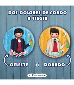 CHAPA "NOVIO" (Playmobil)