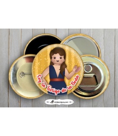 CHAPA "TESTIGO CHICA" (Playmobil)