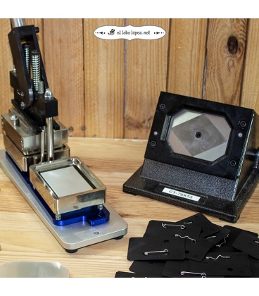 KIT MÁQUINA PARA HACER CHAPAS RECTANGULARES B-900S