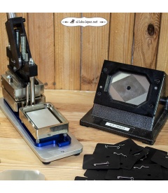 KIT MÁQUINA PARA HACER CHAPAS RECTANGULARES B-900S