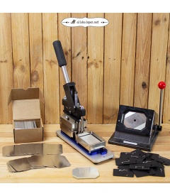KIT MÁQUINA PARA HACER CHAPAS RECTANGULARES B-900S