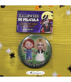 CHAPA HALLOWEEN "CHUCKY Y TIFFANY"