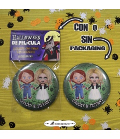 CHAPA HALLOWEEN "CHUCKY Y TIFFANY"