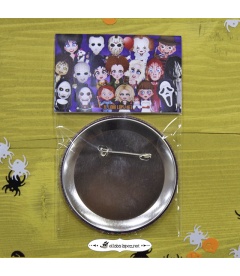 CHAPA HALLOWEEN "CHUCKY Y TIFFANY"