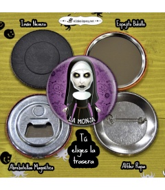 CHAPA HALLOWEEN "LA MONJA"