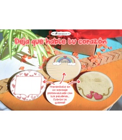 CHAPA "DILE QUE LE QUIERES" (pareja)