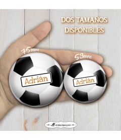 CHAPA NOMBRES "FÚTBOL"