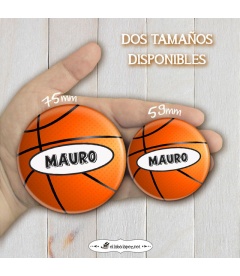CHAPA NOMBRES "BASKET"