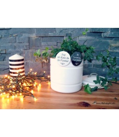 SÚPER PACK 100 CHAPAS PARA BODAS 59mm "B & N" + CAJA DE REGALO