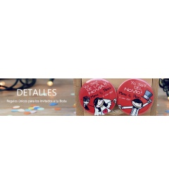 DETALLES DE BODA PERSONALIZADOS